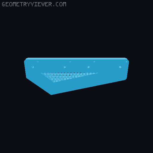 Modular Pedalboard 3D model thumbnail