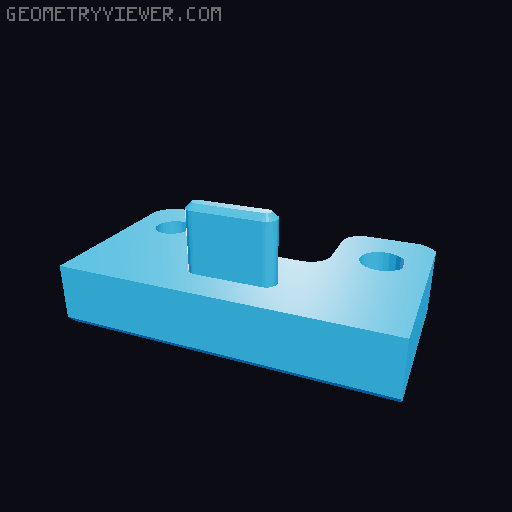 Creality K1C chain riser remix 3D model thumbnail