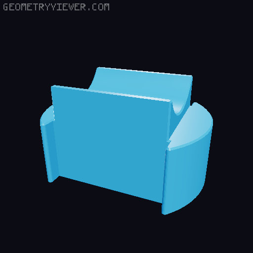 Sturdy soap and shampoo dish for your shower 3D model thumbnail