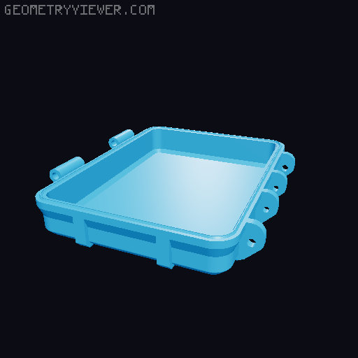 Rugged Deckbox 3D model thumbnail