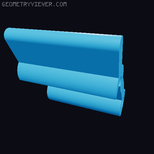 Rugged Box Remix for Hazet 165-S box (853, 854 and other toolsets) 3D model thumbnail