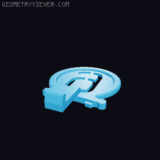 CD Clock 3D model thumbnail