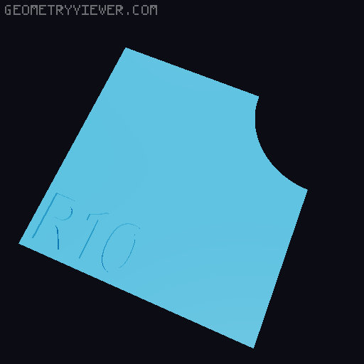 Radius Gauge - Convex & Concave 3D model thumbnail