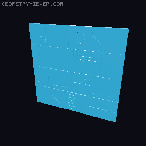 Star Wars 3.75" imperial fortress 3D model thumbnail