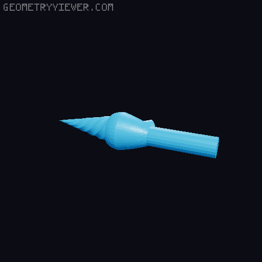40mm attachments 3D model thumbnail
