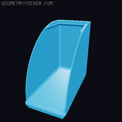 Gridfinity rouded bins collection all sizes 3D model thumbnail