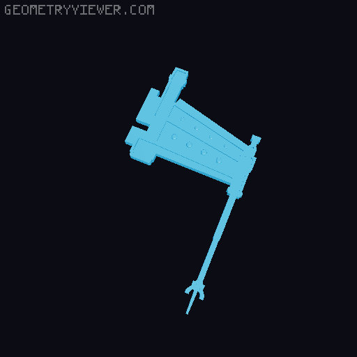Gingerbread X-Wing Kit Card 3D model thumbnail