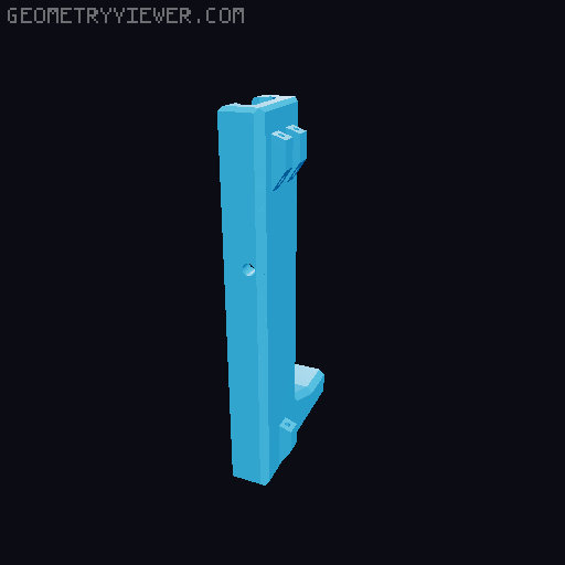 Easy Bolt Action + T-Pull Mod X-Shot Fury-X (simply slide over the picatinny rail) 3D model thumbnail