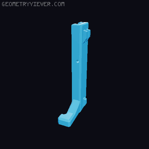 Easy Bolt Action + T-Pull Mod X-Shot Fury-X (simply slide over the picatinny rail) 3D model thumbnail