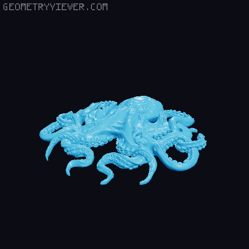 Octopus 3D model thumbnail