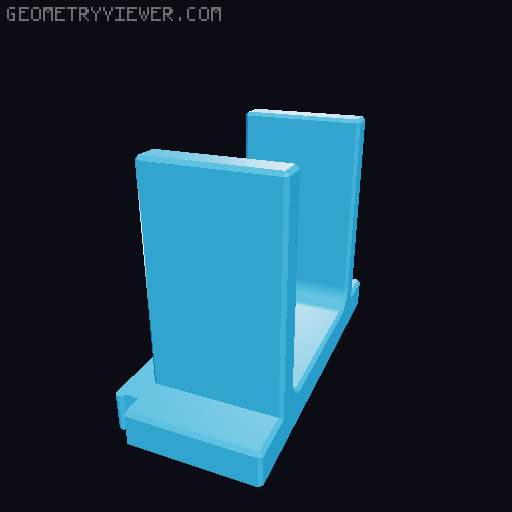 Modular Handgun Safe Stands 3D model thumbnail