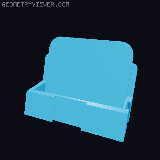 GameBoy and Advance Games Cartridge modular snapfit showcase stand 3D model thumbnail
