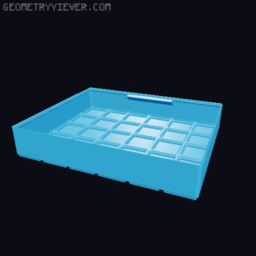 Gridfinity cups height 6 (46mm) collection 3D model thumbnail