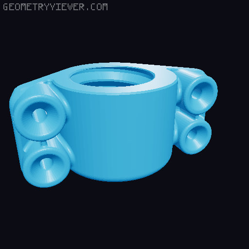 Cabinet Leveling Foot - Small 3D model thumbnail