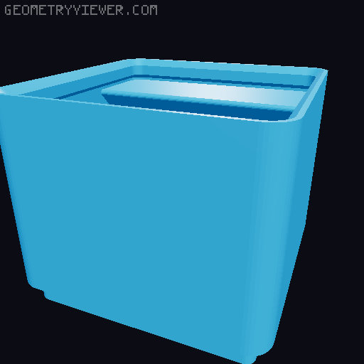 Re-mix Milwaukee Packout Low Profile Compact Organizer to add Gridfinity organizer bins. 3D model thumbnail