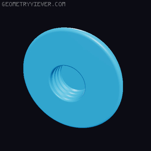 Watermelon Hand Fan  3D model thumbnail