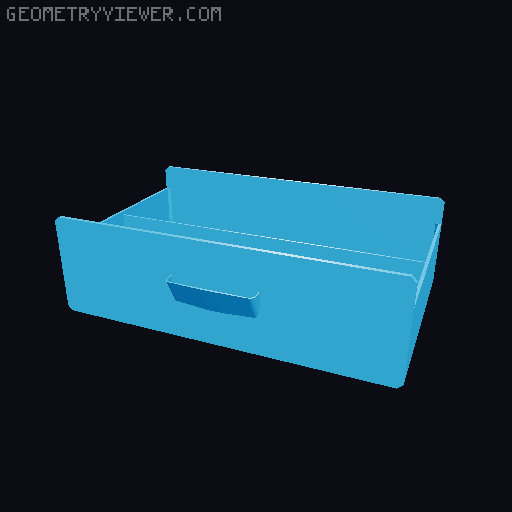 Modular Organizer 3D model thumbnail