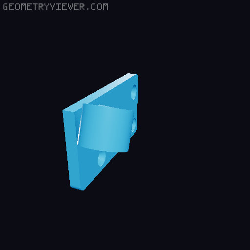 Ender 3 v3 se ke gantry support 3D model thumbnail