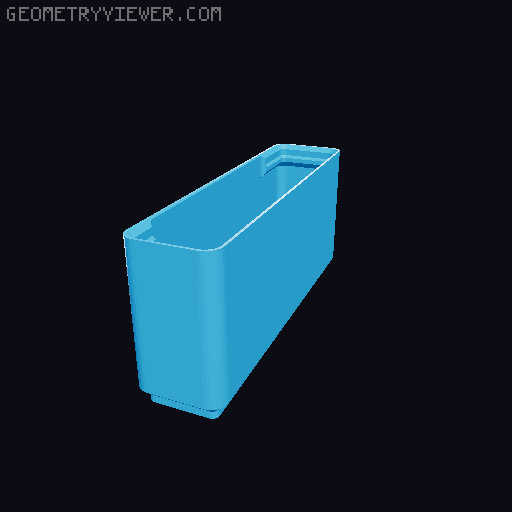 Gridfinity cups height 5 (39mm) collection 3D model thumbnail