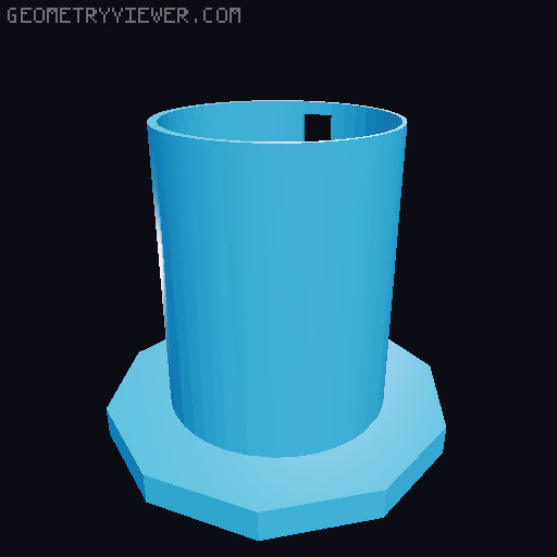 Girls Scout Troop Number Cryptex 3D model thumbnail