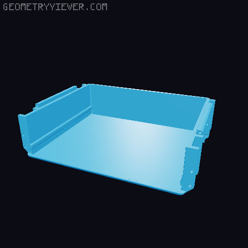 SBox for MK2/3/4 - drawers 3D model thumbnail