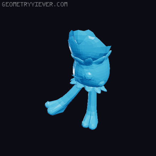 Ogerpon (Pokemon Scarlet and Violet) 3D model thumbnail
