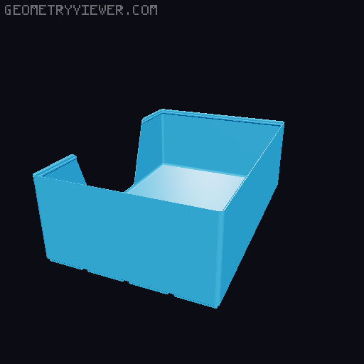 Gridfinity wall cutout collection 3D model thumbnail