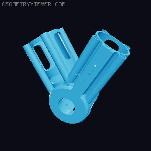 OHC V60 Ultramax Engine 3D model thumbnail