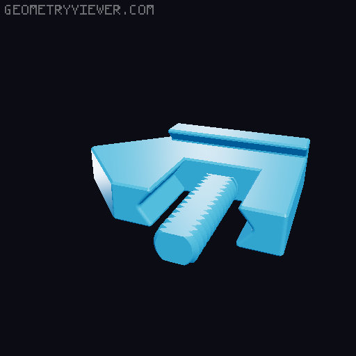 [Remix] Adjustable Ruler Positioning Block 3D model thumbnail