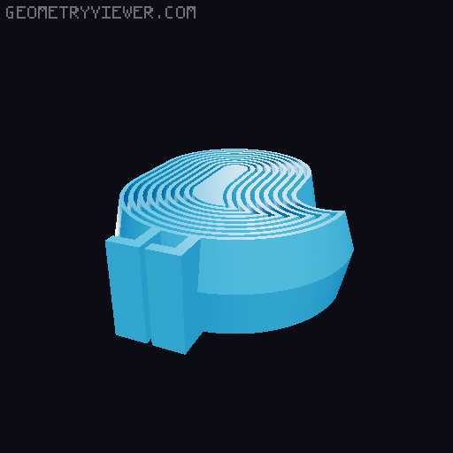 Baby Chick and Easter Egg Layered Fidgets 3D model thumbnail