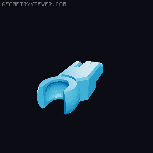 Remade! B.B.1 arm and hands 3D model thumbnail
