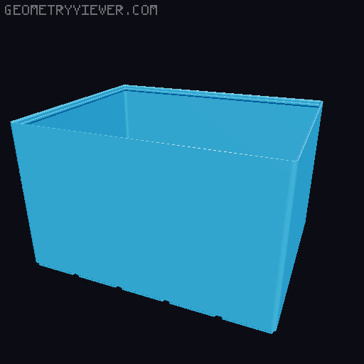 Gridfinity cups height 18 (130mm) collection 3D model thumbnail