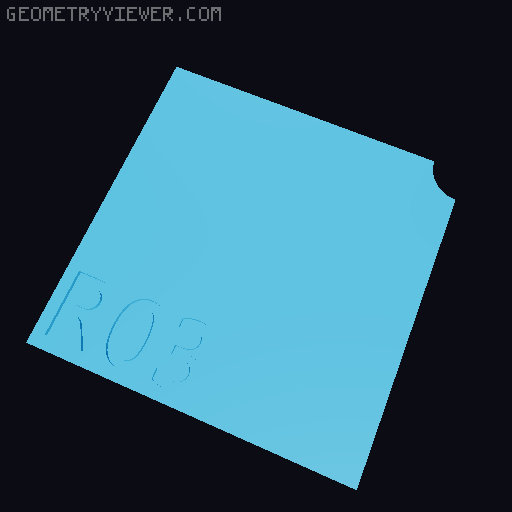 Radius Gauge - Convex & Concave 3D model thumbnail