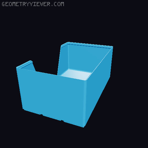 Gridfinity wall cutout collection 3D model thumbnail