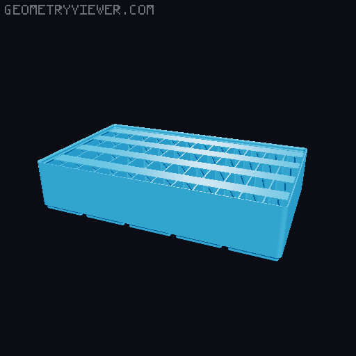 Gridfinity Ultra Light Bins - Divider Label Edition 3D model thumbnail