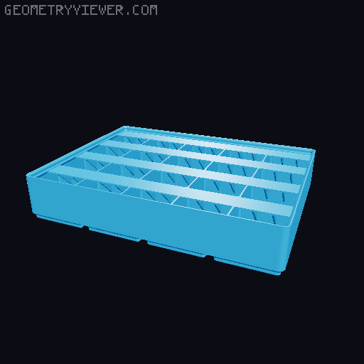 Gridfinity Ultra Light Bins - Divider Label Edition 3D model thumbnail