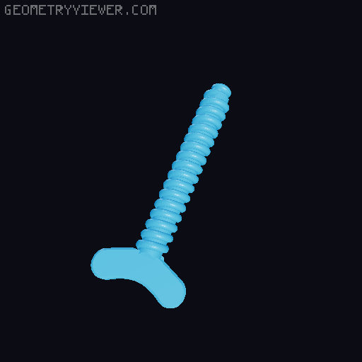 Strong Printable Clamp 3D model thumbnail