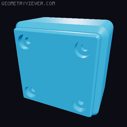 Gridfinity Mercury Adhesive Holders 3D model thumbnail