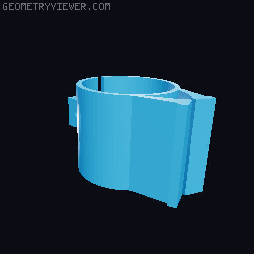Main Part for quick change system for OG Star Tracker 3D model thumbnail