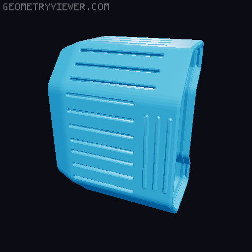 Core One Drybox Mod with Stronger Magnets and Other Adjustments 3D model thumbnail