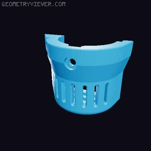 Protean 370 motor compatable flywheel cage 3D model thumbnail