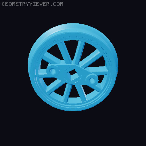gauge 1 skarloey model 3D model thumbnail
