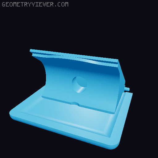 Tweaked Cat Key Hook (stronger, easier to print) 3D model thumbnail