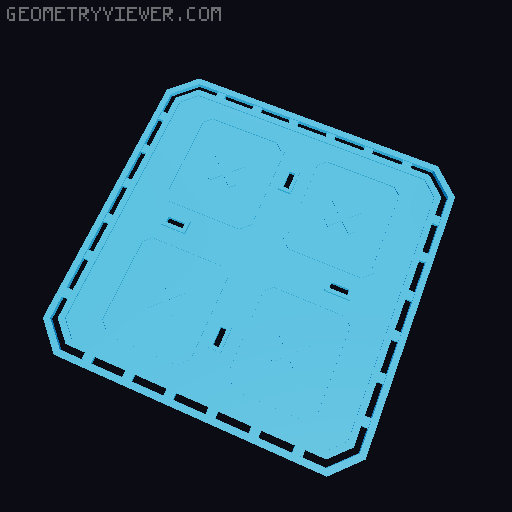 Table War - Board Game 3D model thumbnail