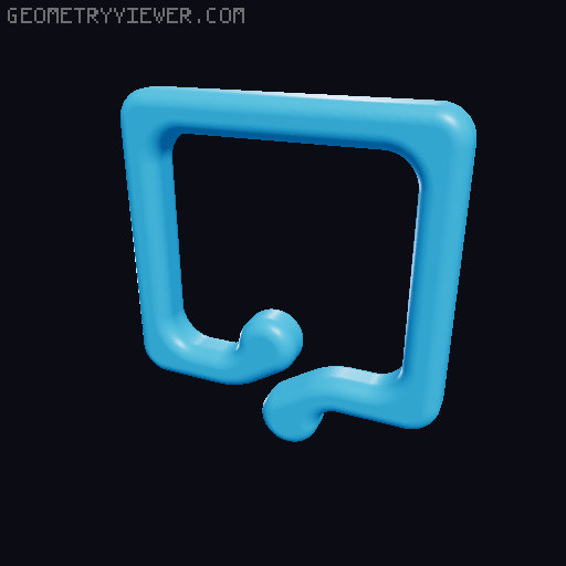 Bird Link Toy 3D model thumbnail