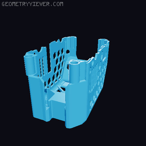 UPDATED Elegoo Centauri Carbon CC Lighter toolhead cover (PETG) 3D model thumbnail