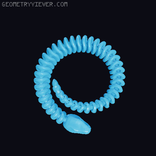 Flexi Snake 3D model thumbnail