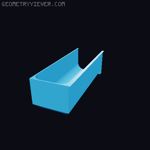 Modular Drawer Organizer Remix 3D model thumbnail