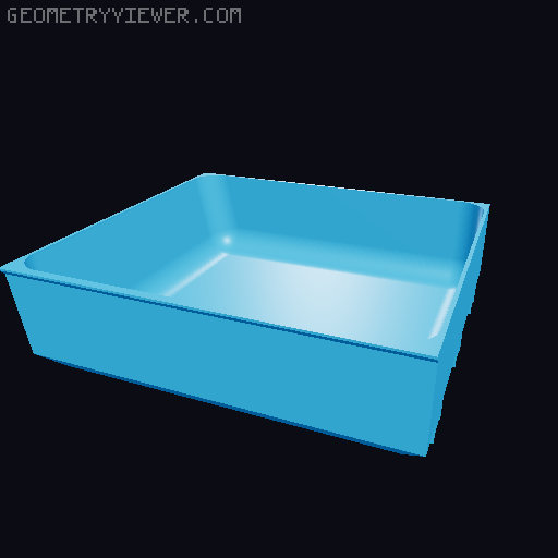 Modular Drawer Organizer Remix 3D model thumbnail