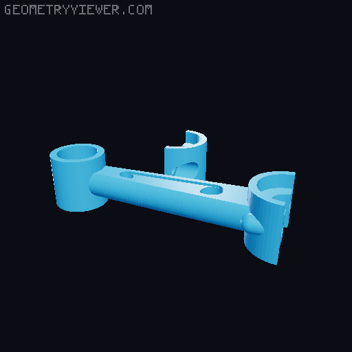 PushRod Engine with Gearbox 3D model thumbnail